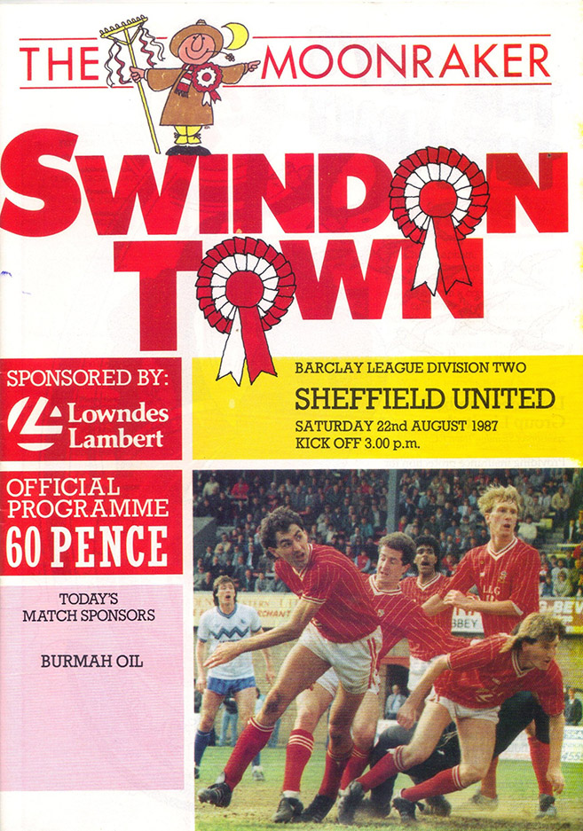 <b>Saturday, August 22, 1987</b><br />vs. Sheffield United (Home)